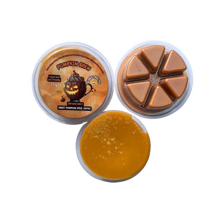 NEW Pumpkin Brew Soy Wax Melt Halloween