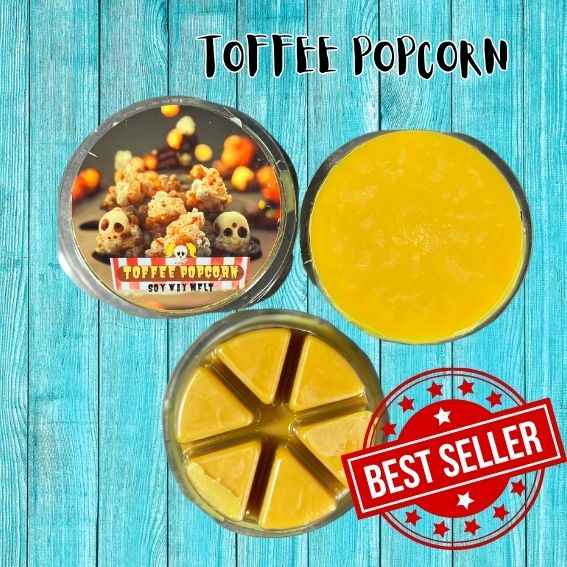 FINAL RESTOCK! Toffee Popcorn Soy Wax Melt