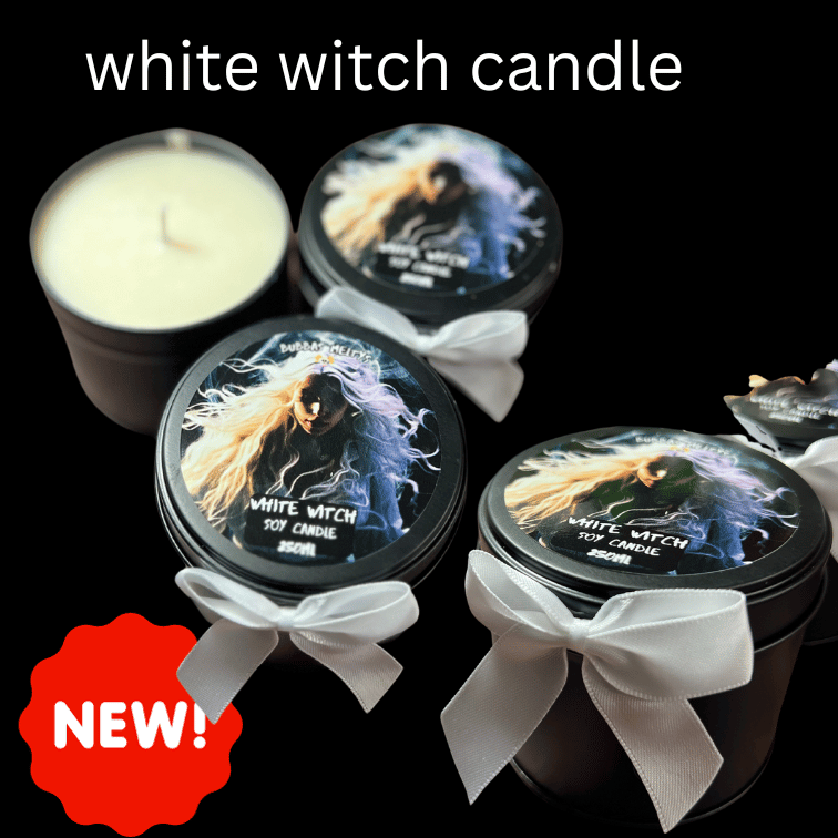 BEST SELLER! White Witch Candle Tin