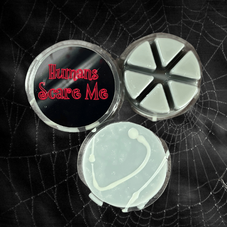 NEW! Humans Scare Me - Rock Salt & Driftwood Wax Melt