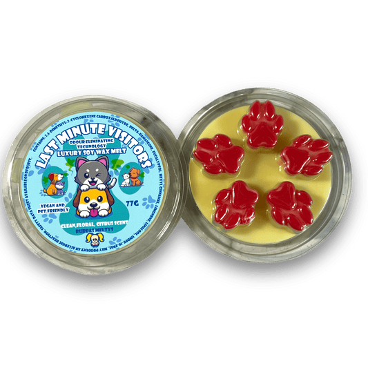 Best Seller! Last Minute Visitors Pet Odour Wax Melt XL - Bubbas Meltys