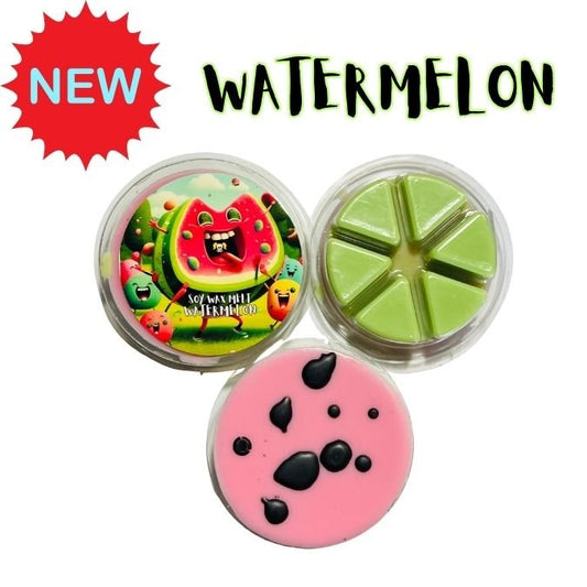 COMING SATURDAY! Watermelon Scent Soy Wax Melt - Bubbas Meltys