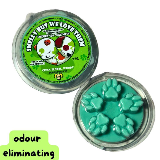RESTOCKED! Smelly But We Love Them Pet Odour Wax Melt XL - Bubbas Meltys