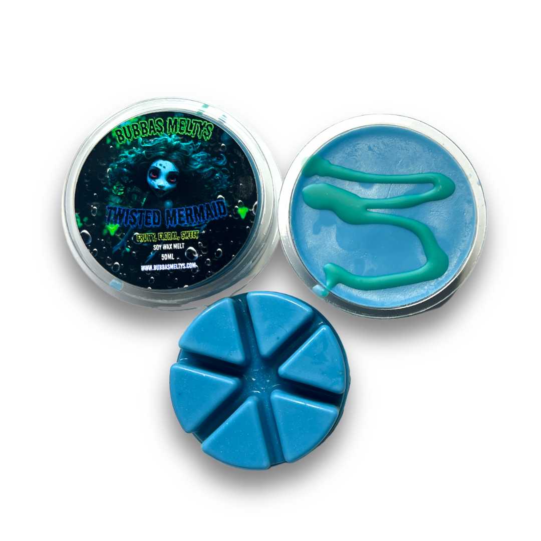 Restocked! Twisted Mermaid Wax Melt - Bubbas Meltys