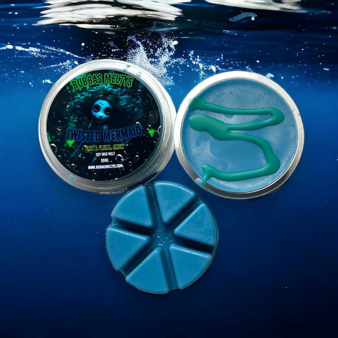 Restocked! Twisted Mermaid Wax Melt - Bubbas Meltys