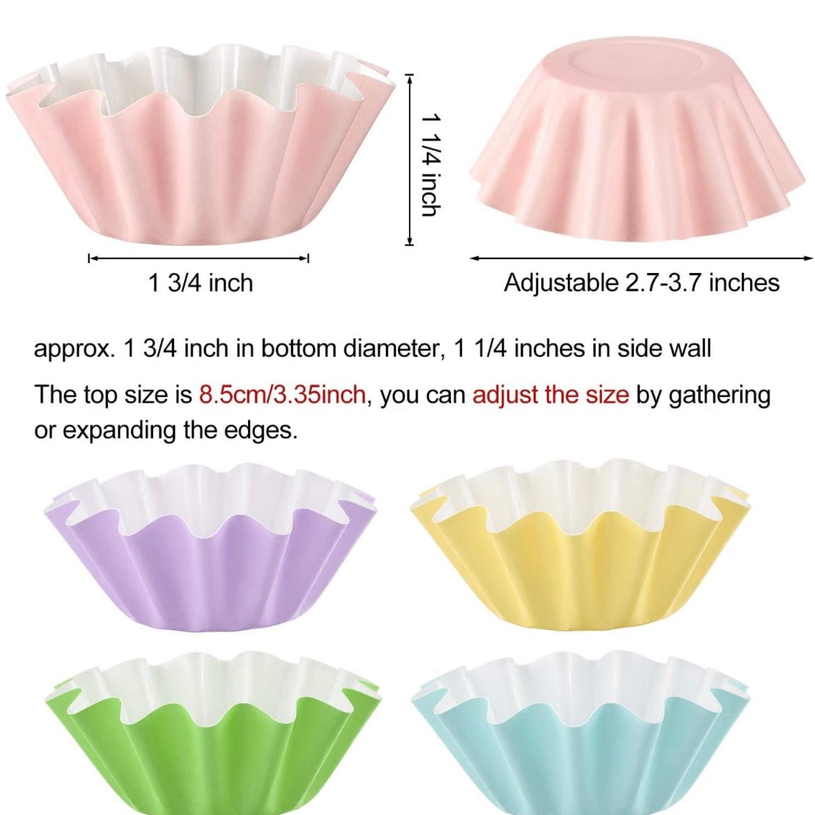 Wax Melt Liners COLOURED - Bubbas Meltys