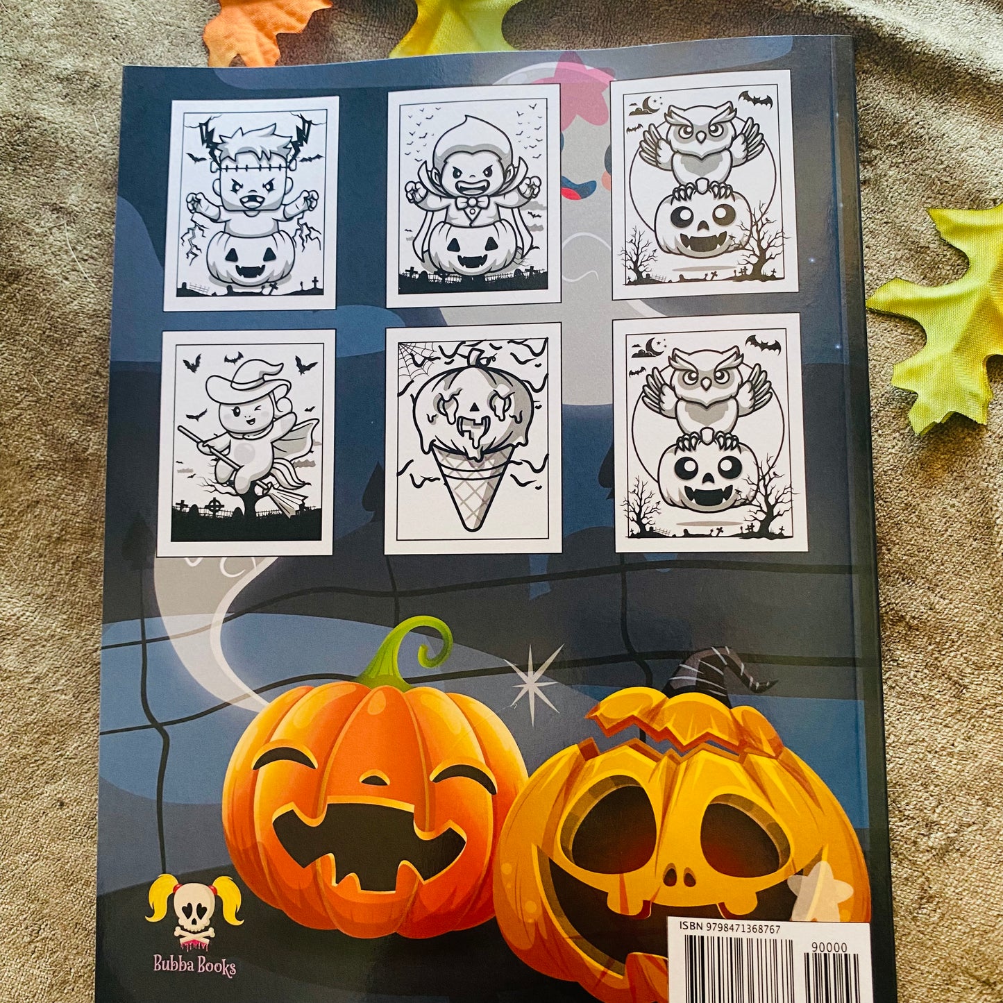 Kreepy Cute Halloween Colouring Book for Adults and Kids