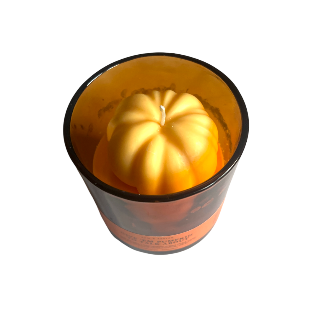 NEW Give 'em Pumpkin To Talk About Candle