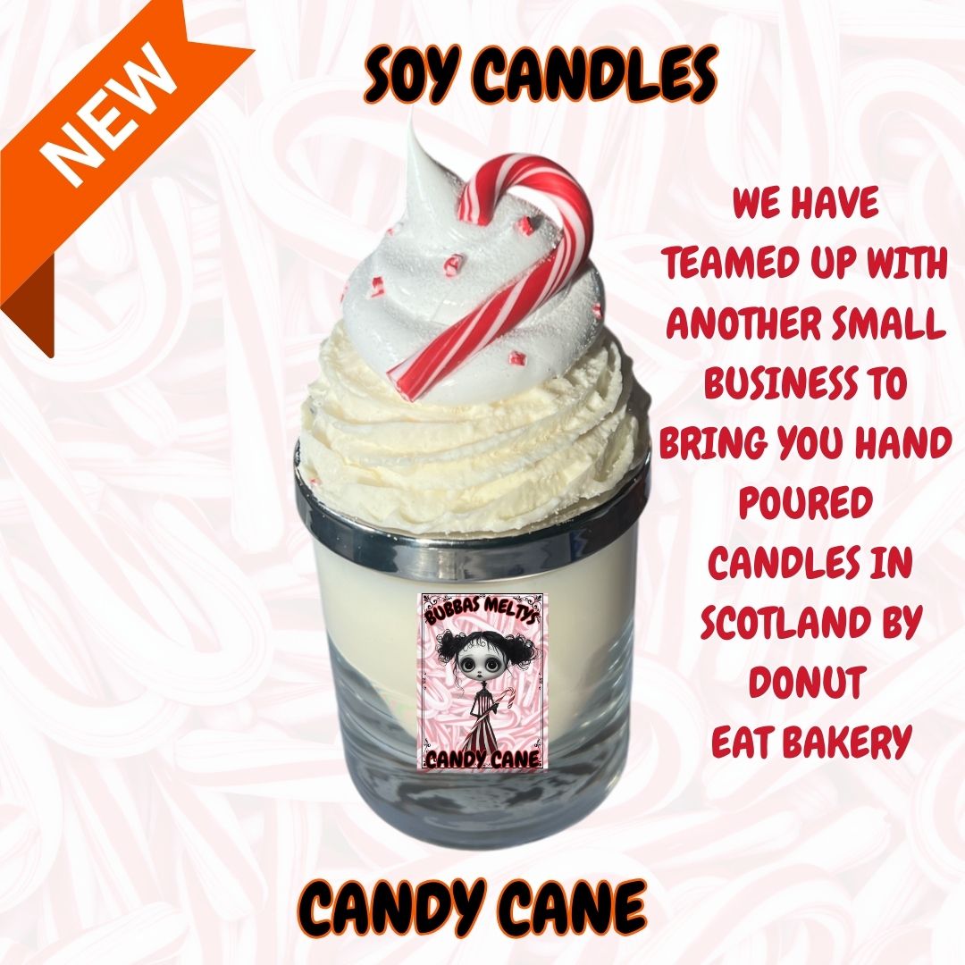 SOLD OUT Soy Candle Candy Cane Scent