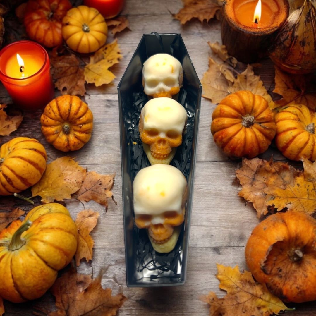 Skull Gift Box Gothic Halloween