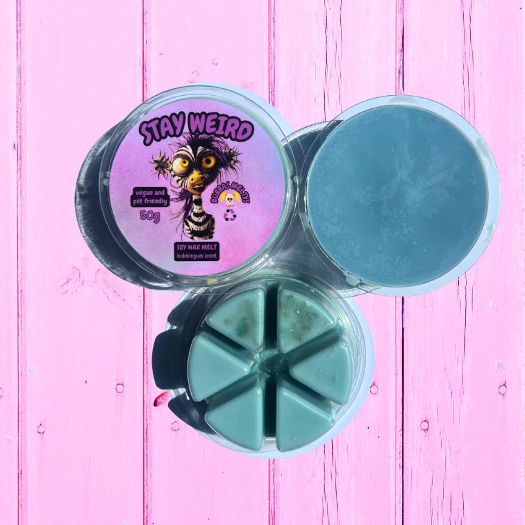 NEW Stay Weird Bubblegum Wax Melt