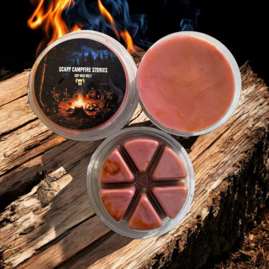 SELLING FAST!  Scary Campfire Stories Wax Melt