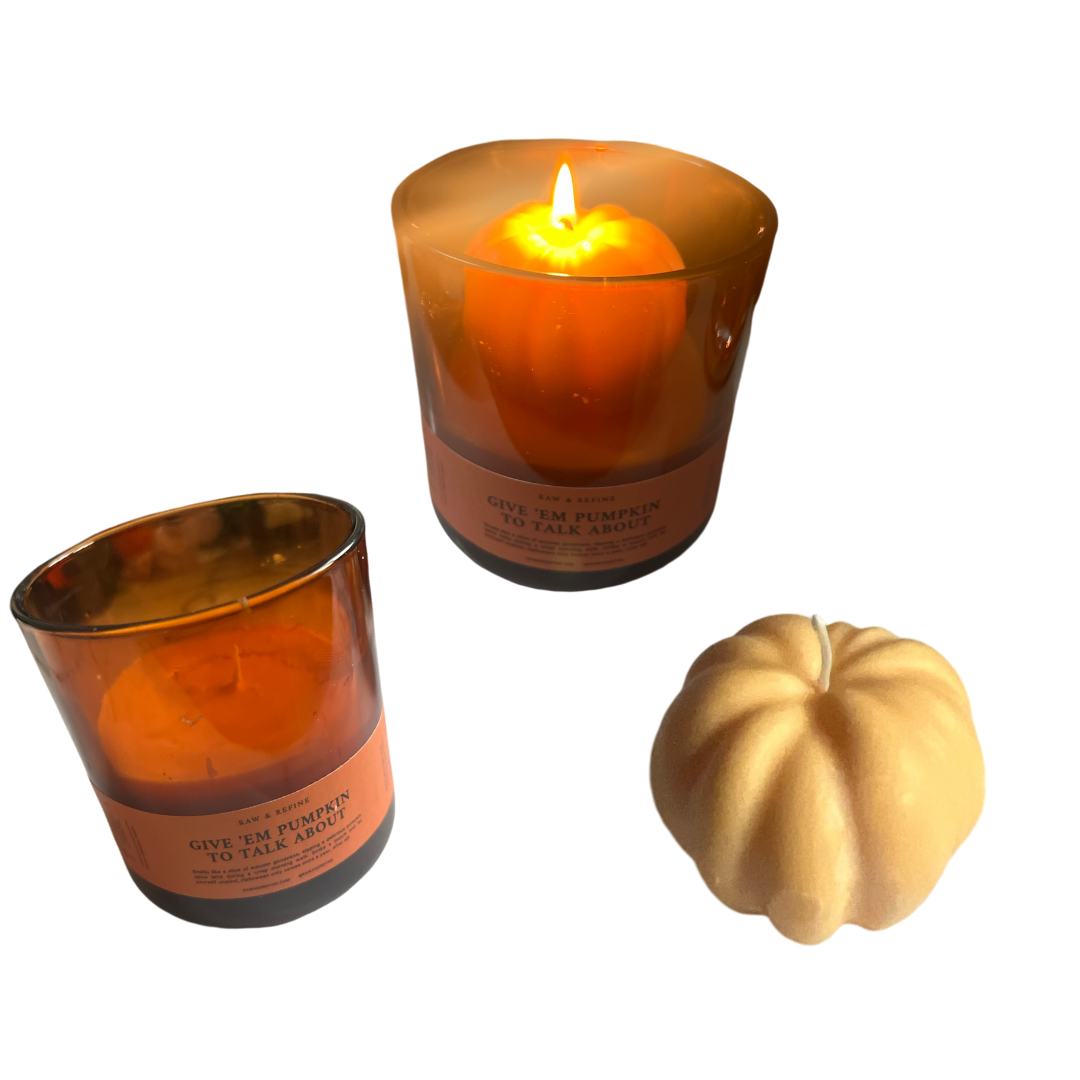 NEW Give 'em Pumpkin To Talk About Candle