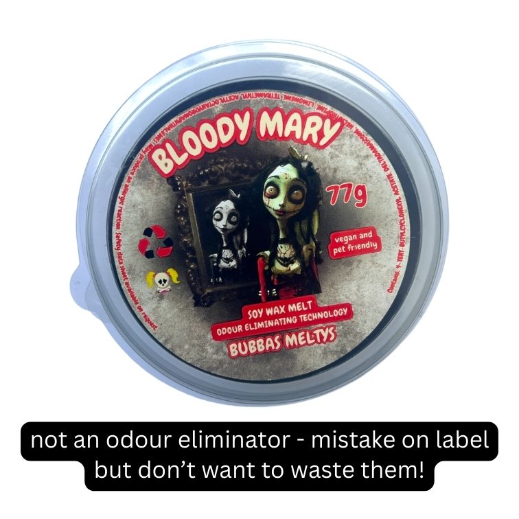 NEW Bloody Mary Soy Wax melt XL