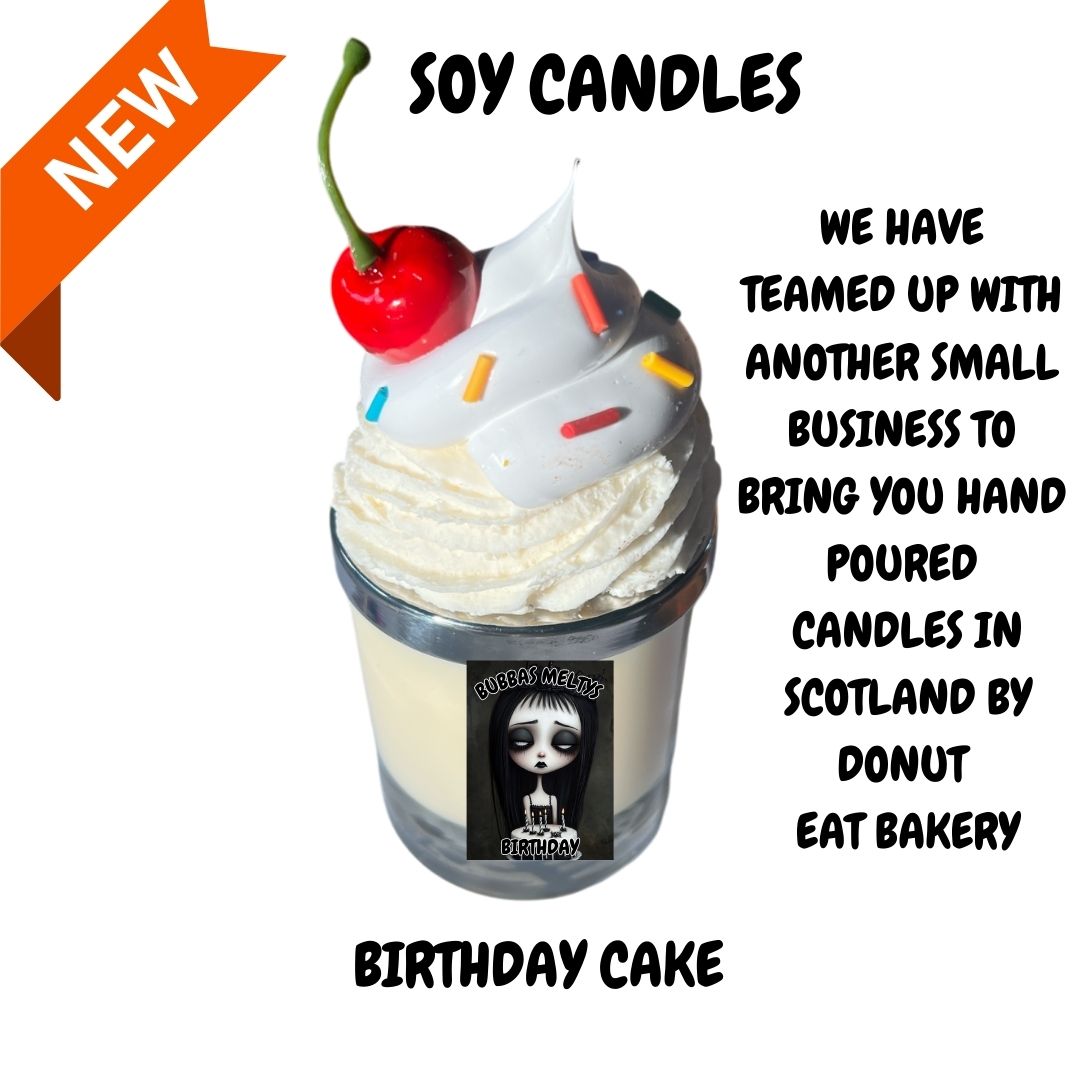 NEW Soy Candle Birthday Cake Scent UK ONLY