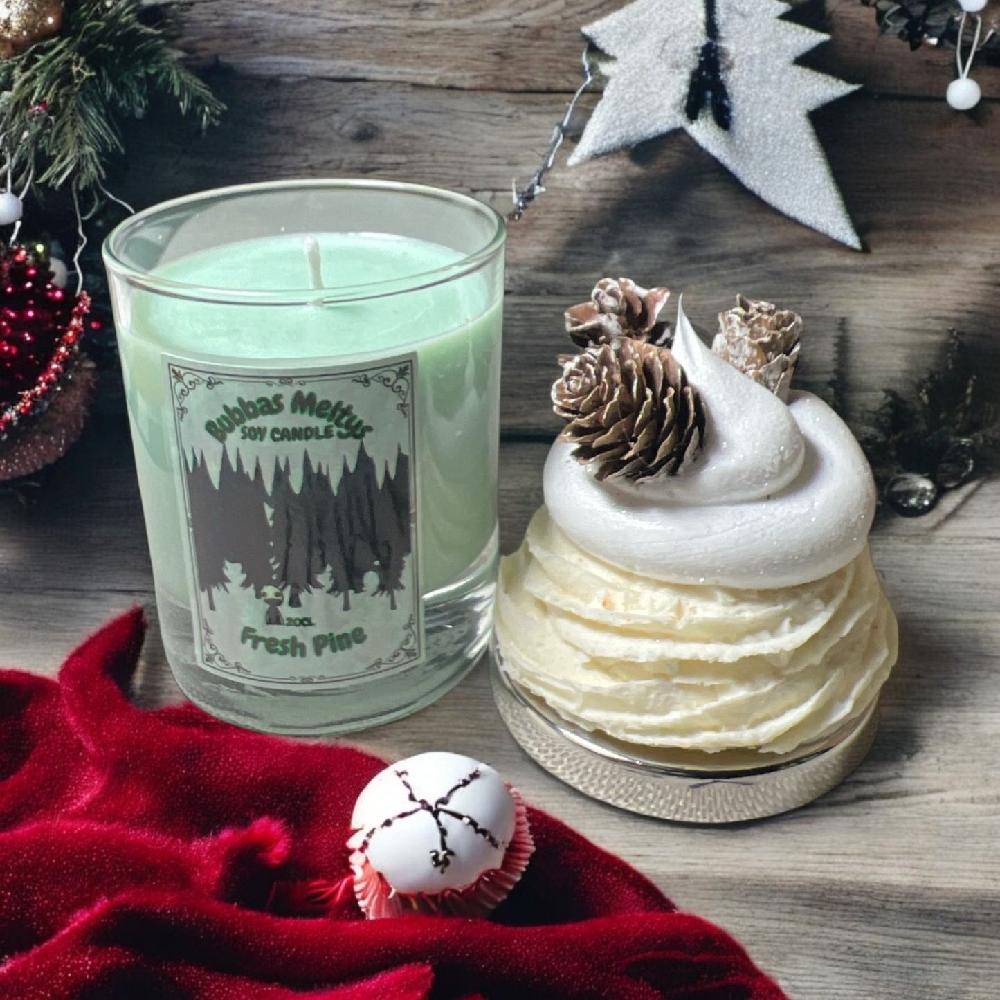 SOLD OUT Soy Candle Fresh Pine Scent