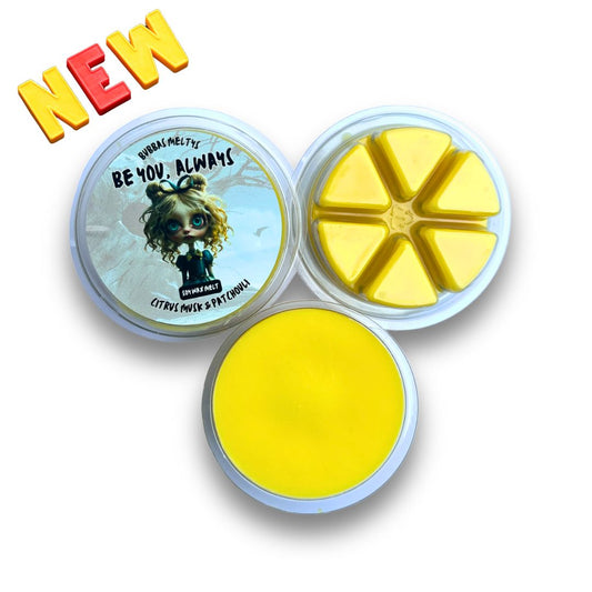 NEW Wax Melt! Be You Always Citrus Musk & Patchouli Bubbas Meltys