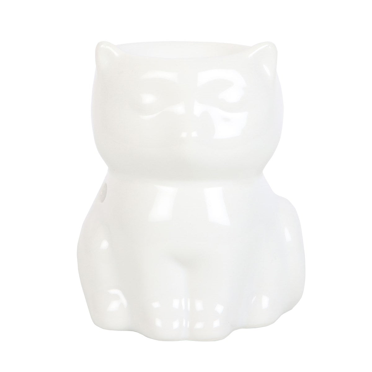 New White Cat Ceramic Burner