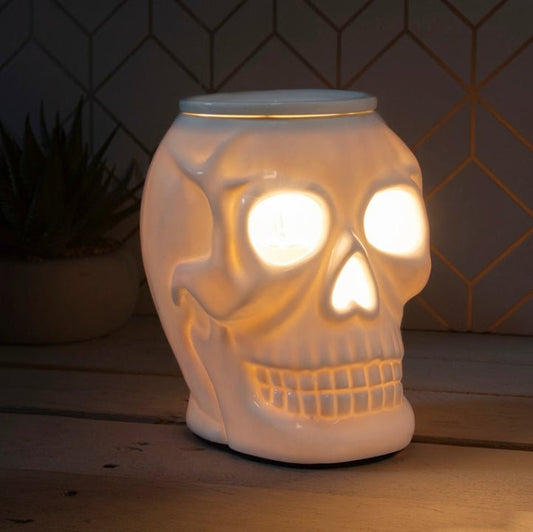 BACK SOON! Skull shaped aroma lamp electric burner - Bubbas Meltys