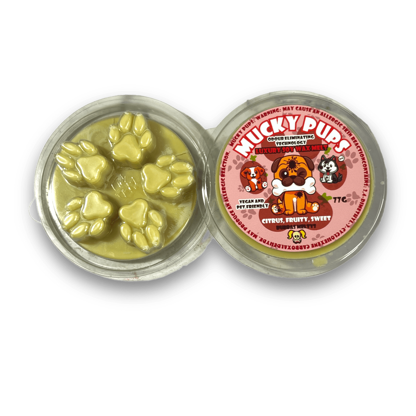 BEST SELLER! Mucky Pups Soy Wax Melt Pet Odour Eliminating Technology - Bubbas Meltys