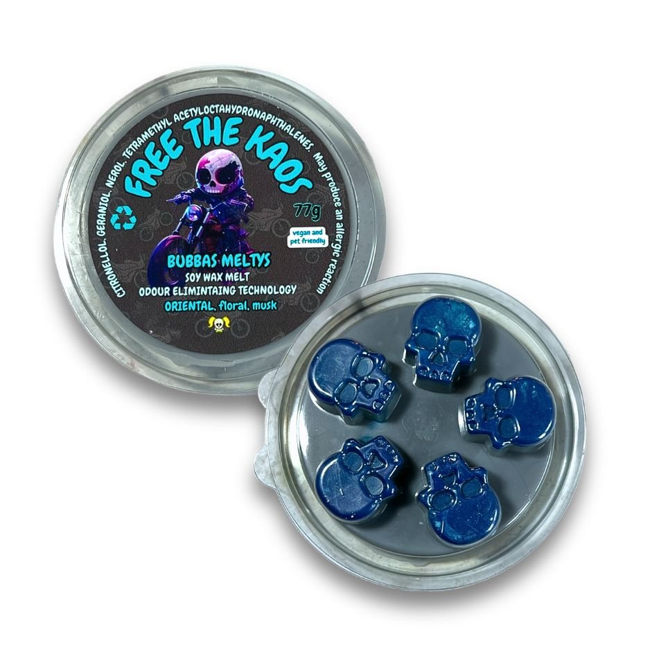 Launching Saturday! Free The Kaos - Charity Odour Eliminating Wax Melt - Bubbas Meltys