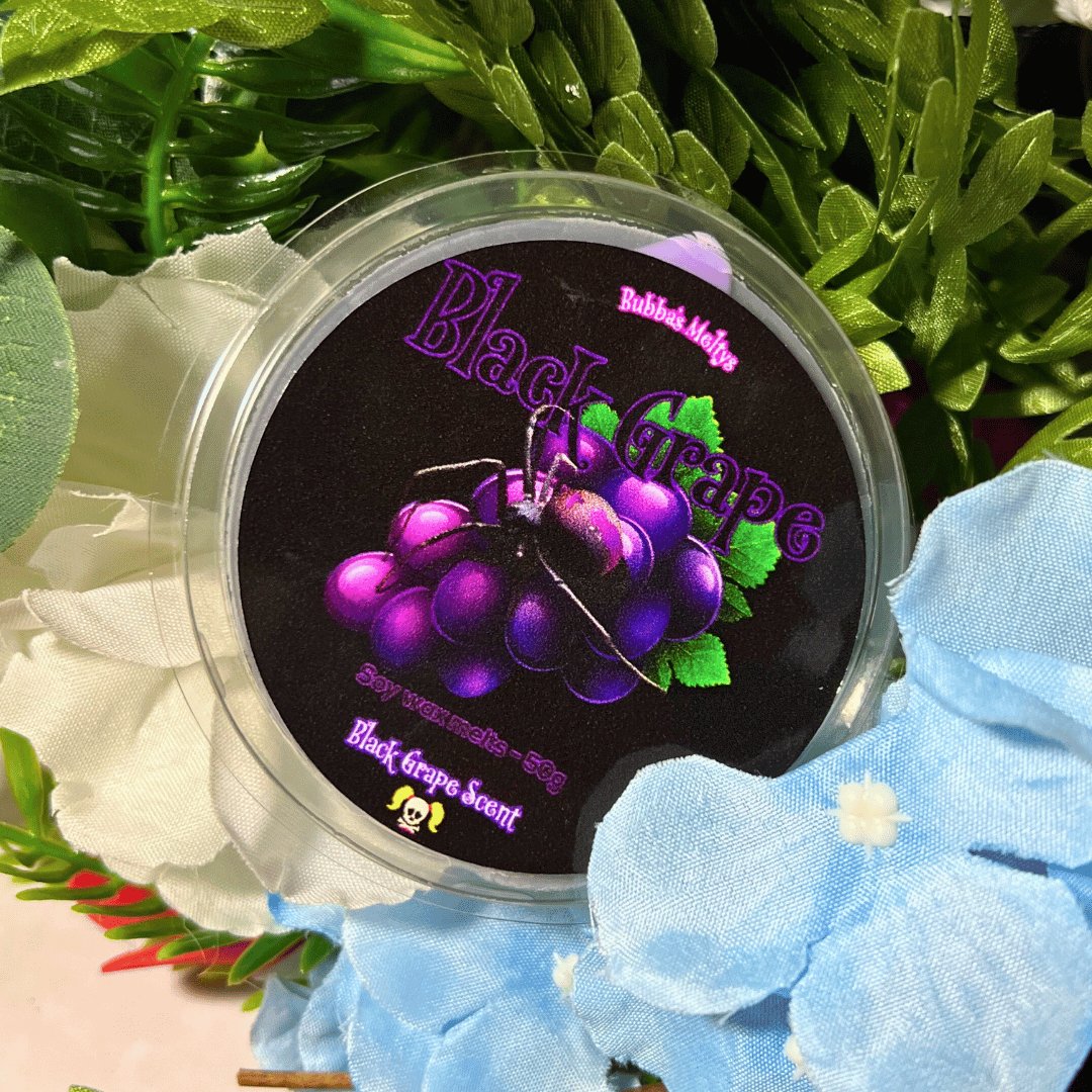 RESTOCKED! Black Grape Wax Melt - Bubbas Meltys