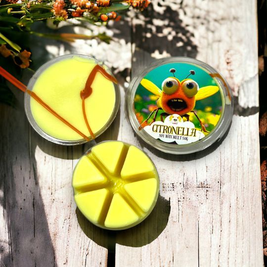 RESTOCKED! Citronella soy wax melt - Bubbas Meltys