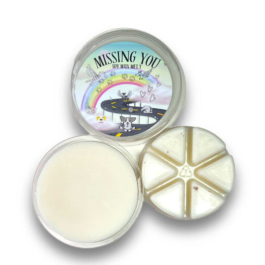 Restocked Missing You - Loss of a Pet 🖤 Baby Powder Scent - Bubbas Meltys