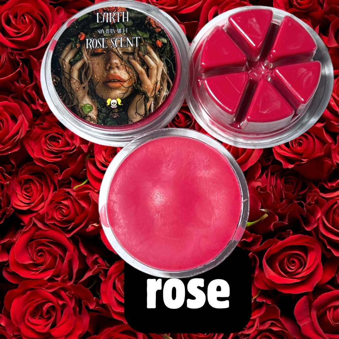 Restocked! Nature Witch Rose Scent (Earth) Wax Melt - Bubbas Meltys