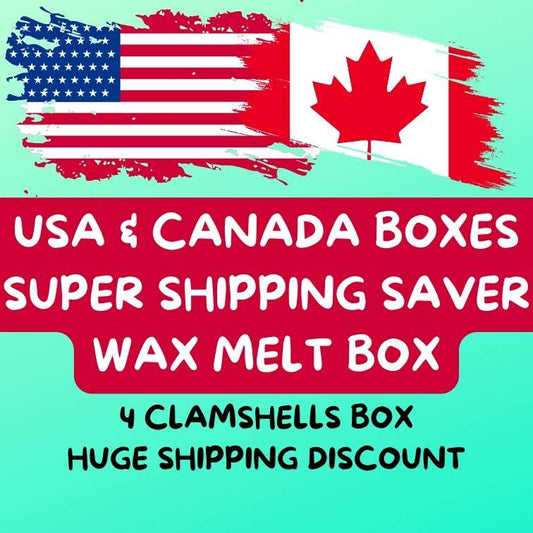 USA & Canada BOX - Super Shipping Saver Wax Melts Box - Bubbas Meltys