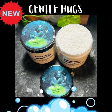 LOW STOCK! Gentle Hugs Unscented Whipped Soap Tub