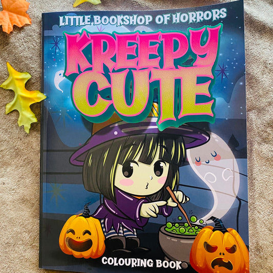 Kreepy Cute Halloween Colouring Book for Adults and Kids